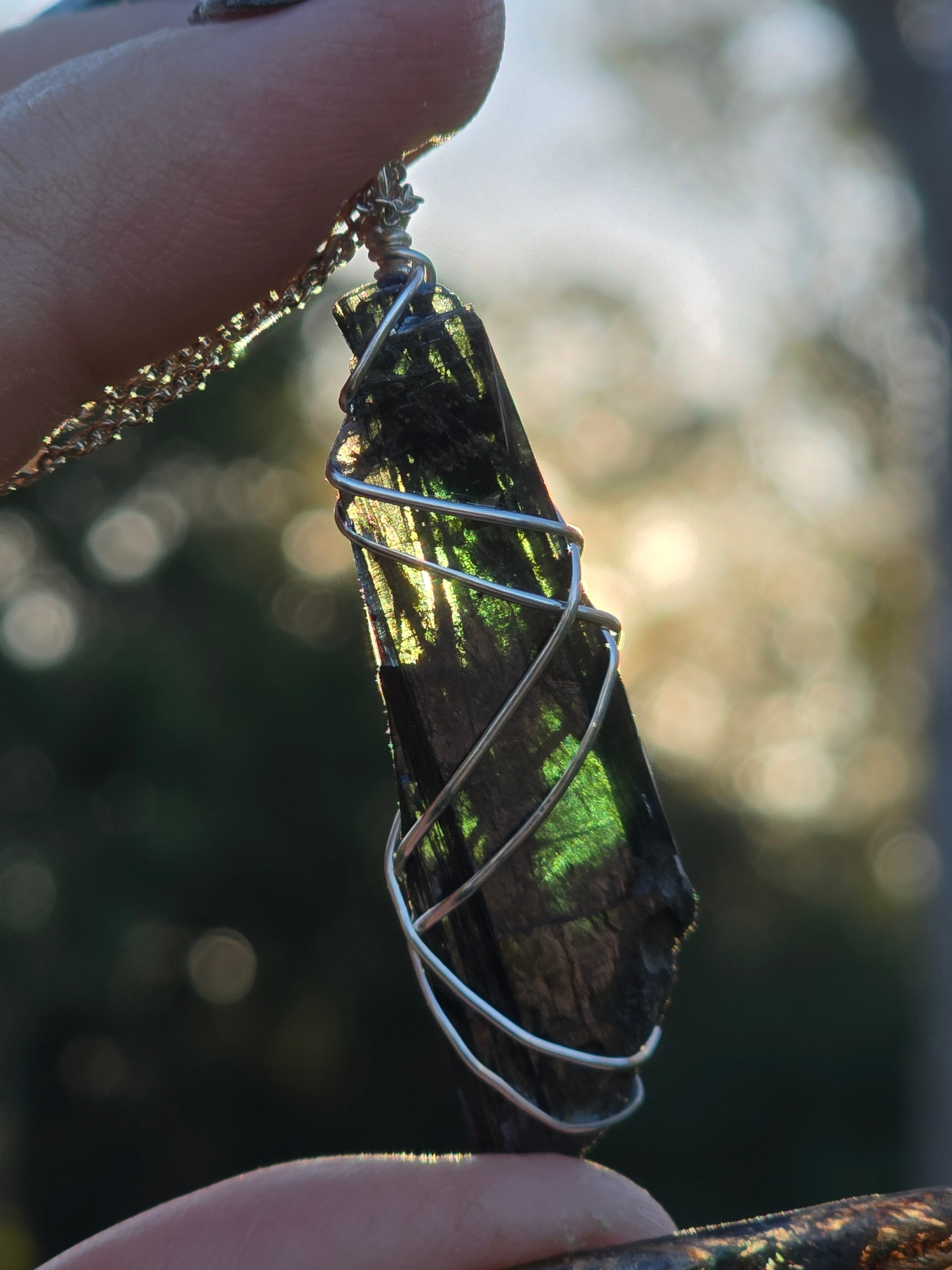 Vivianite Necklace #2