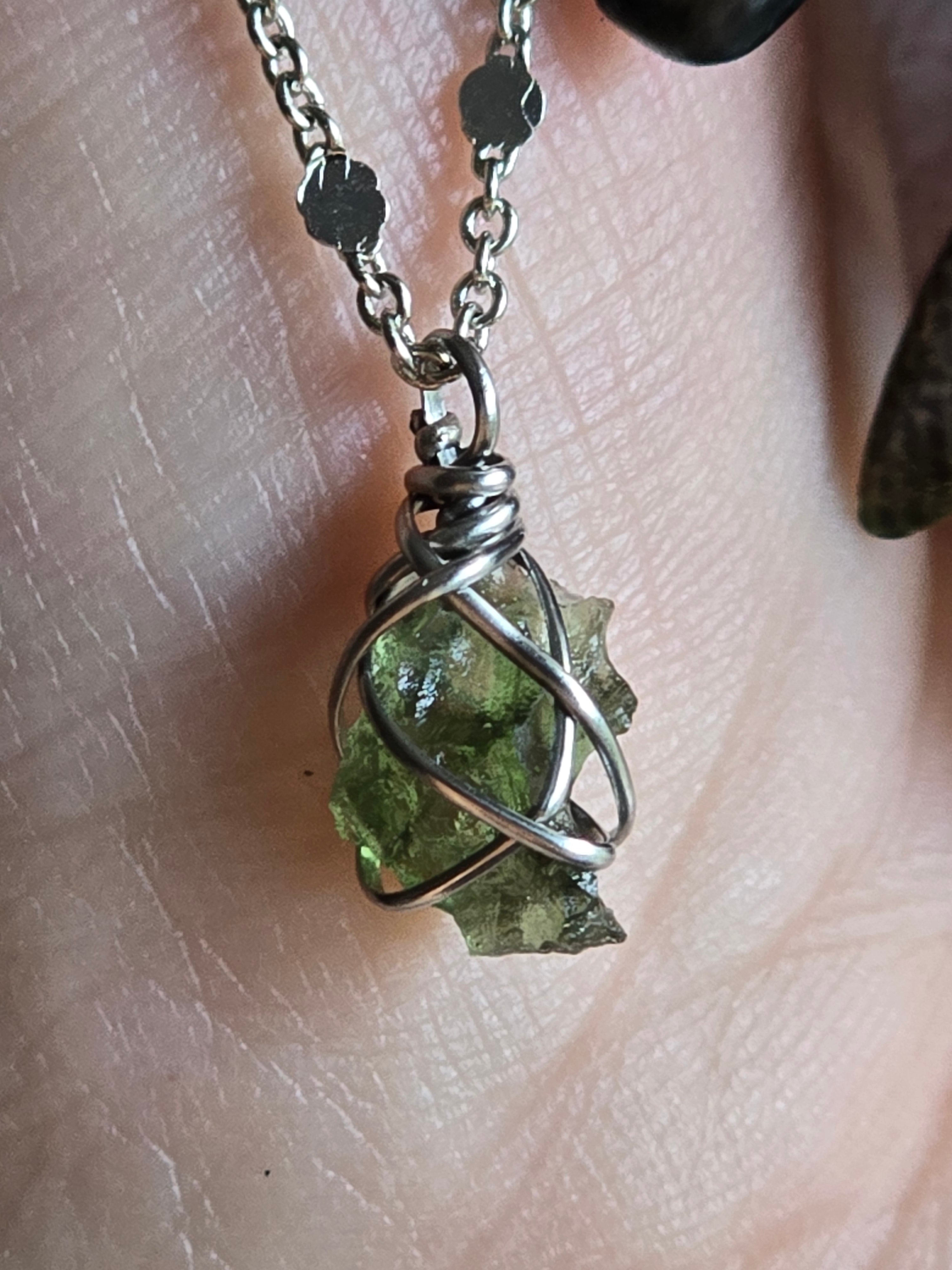 Moldavite Necklace #7