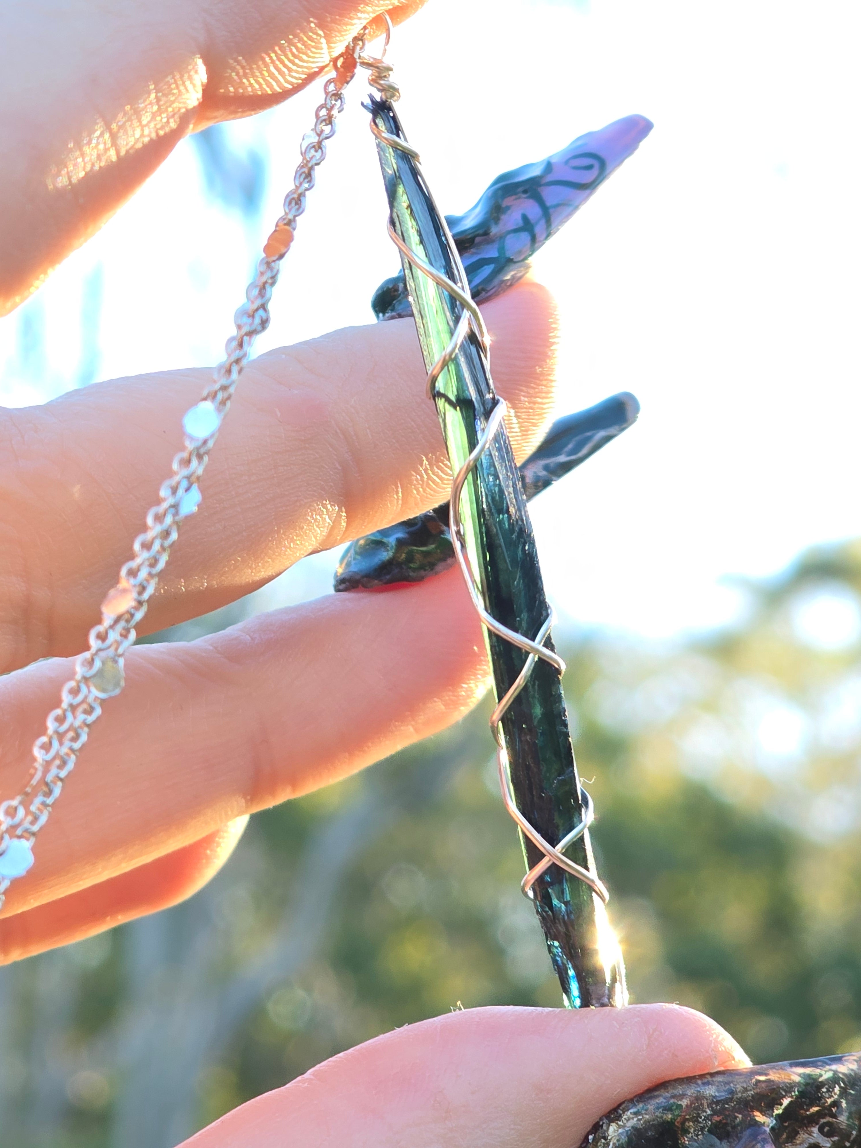 Vivianite Necklace #1