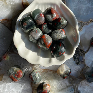 African Blood Jasper Tumbles | Tumbled Stones | Australia | Crystal Collection
