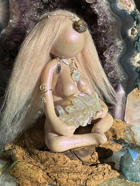 Crystal Keeper With Silver Accents