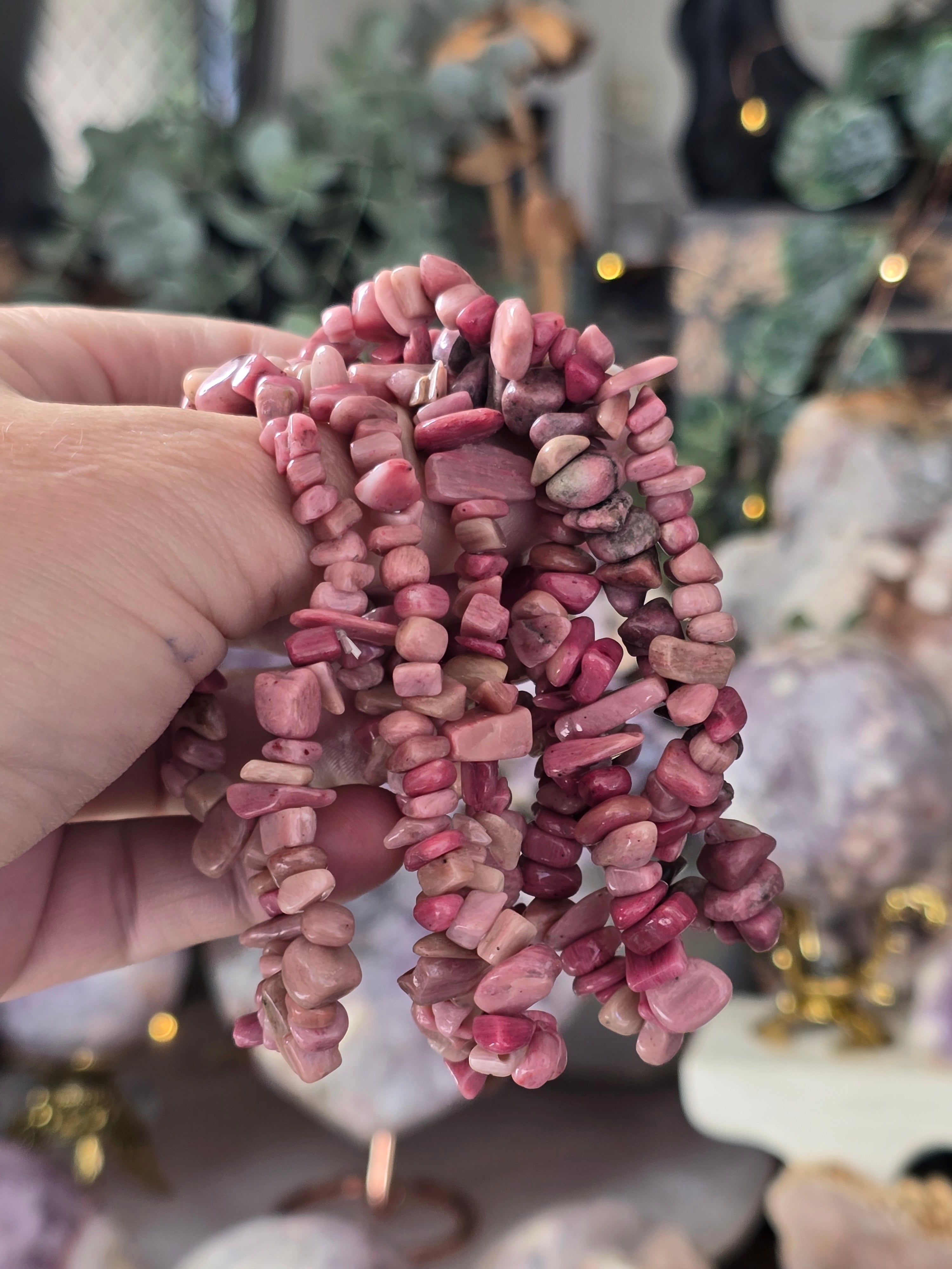 Rare Semi-Precious Chip Bracelets