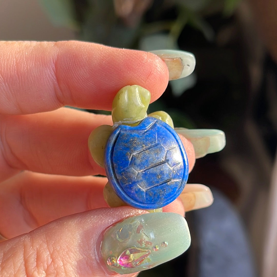 Mini Turtle Carving | Different Stones Available