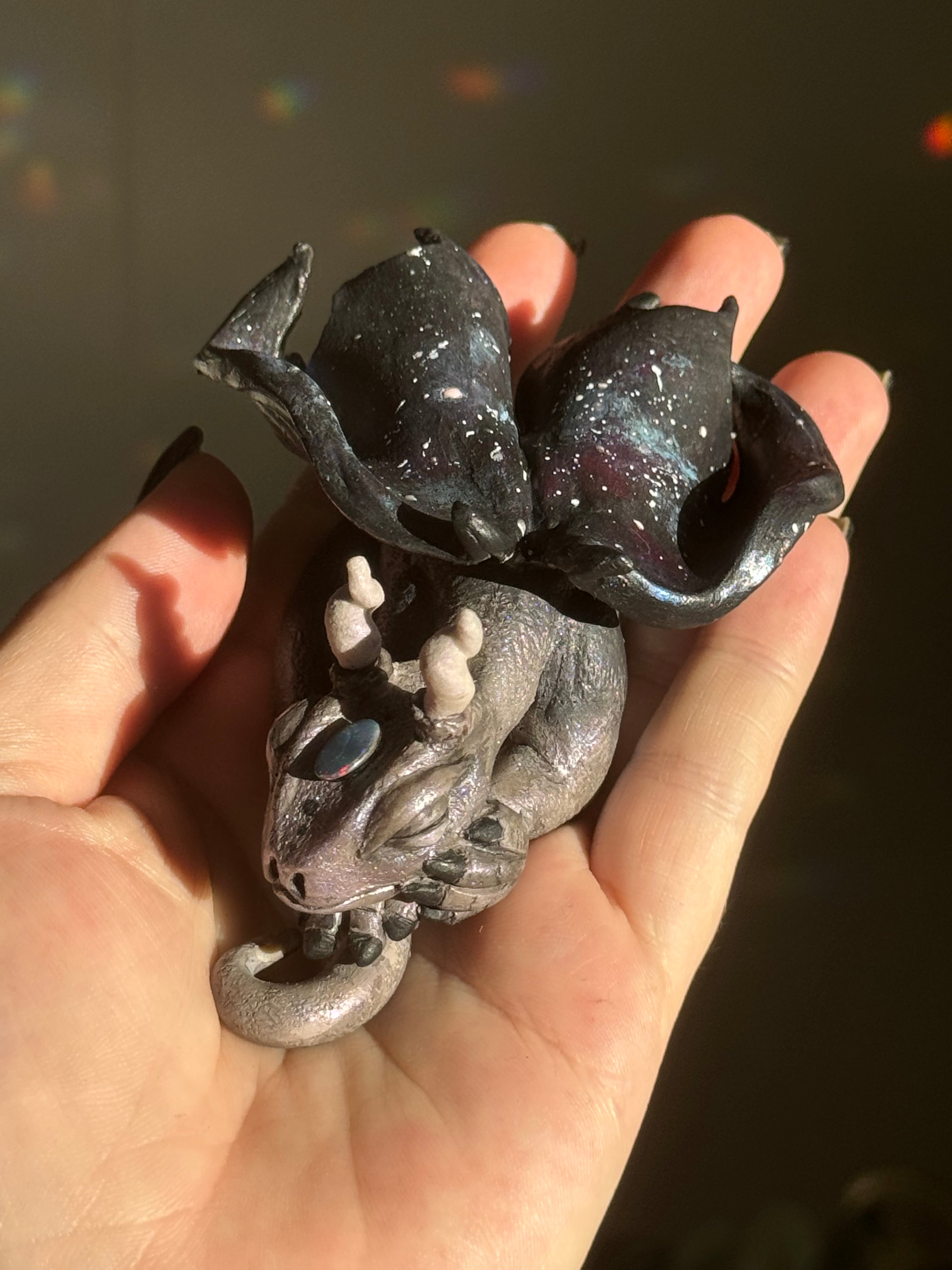 Astraeus Baby Galaxy Dragon & Crystal & Moss Bed