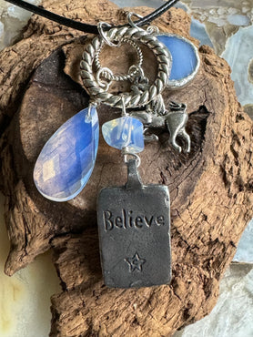 Unicorn Charm Necklace | Believe
