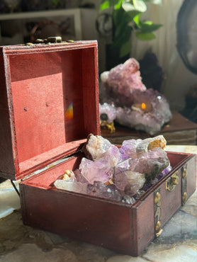 Amethyst Treasure Chest Mystery Scoop | Australia | Crystal Collection | Gift Set