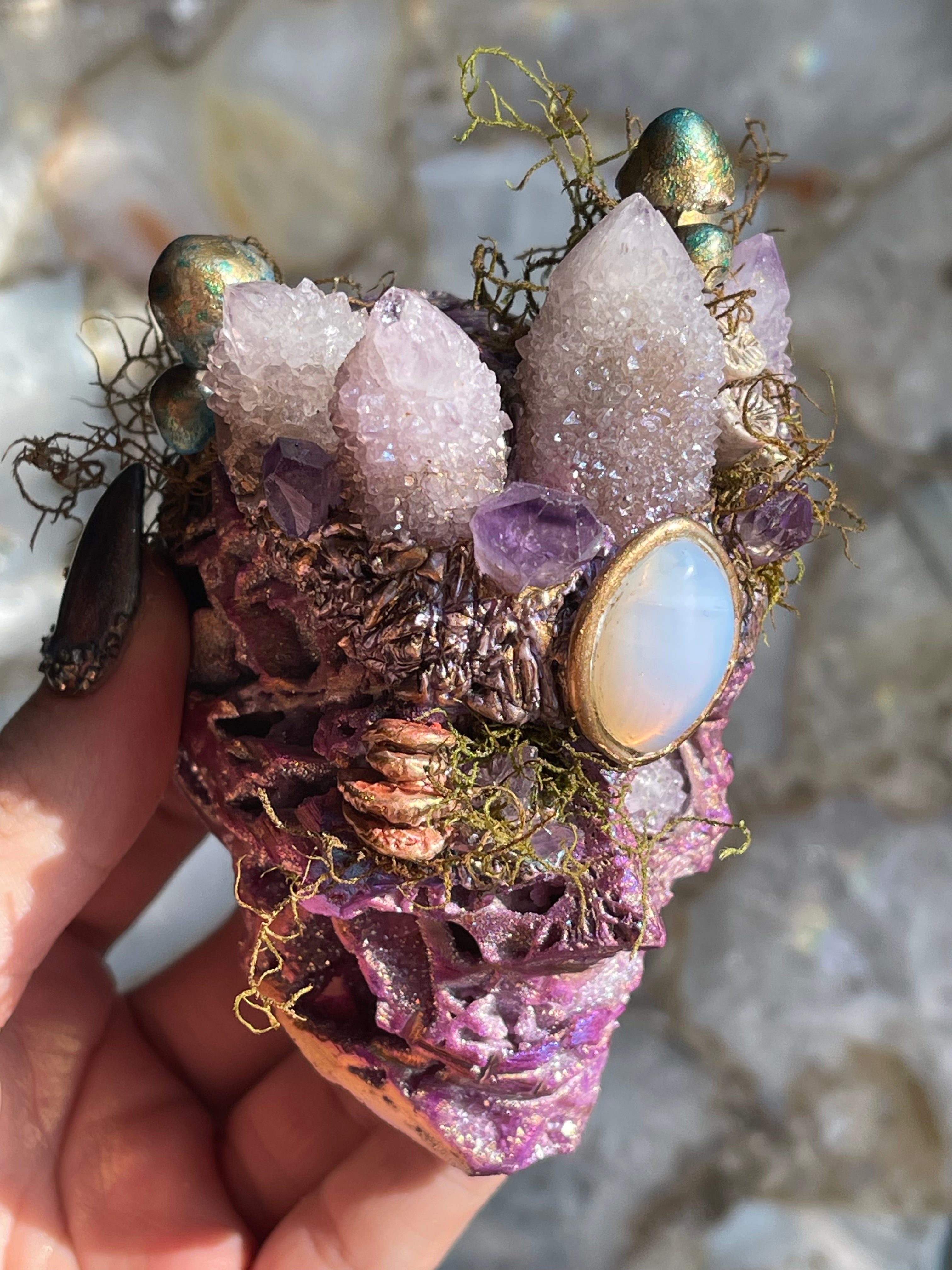 Lumina Mystique | Aura Sphalerite Skull