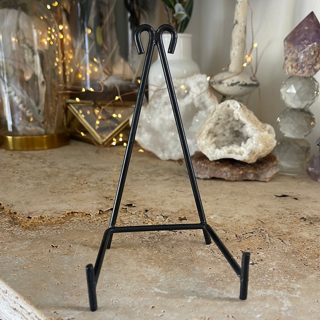 Slab/Cluster Stand | Black Iron Stand