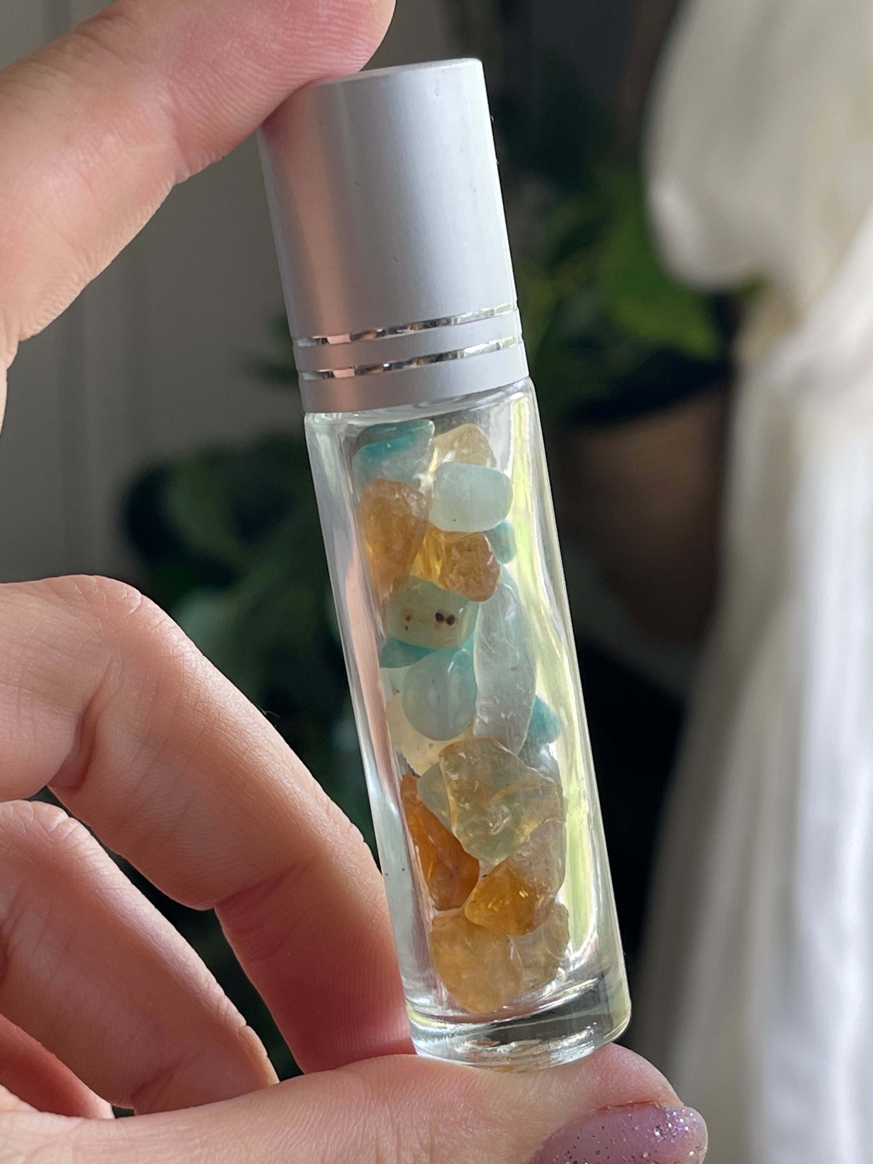 Crystal Fragrance & Scented Oil Blend Rollers | Vegan Friendly