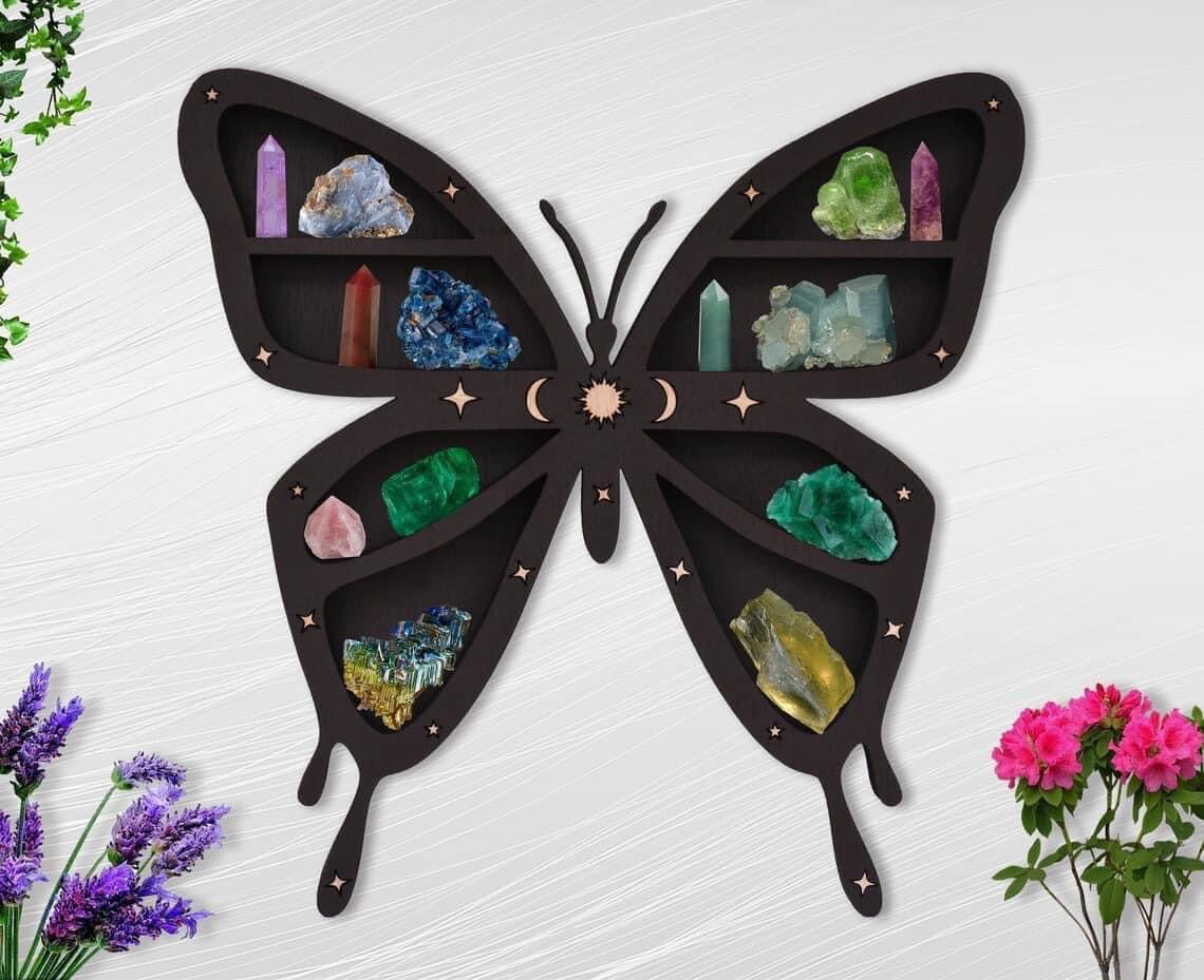 Light Display Shelf | Wall Hanging | Crystal Collection | Gift Idea