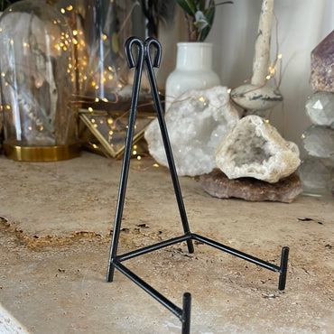 Slab/Cluster Stand | Black Iron Stand