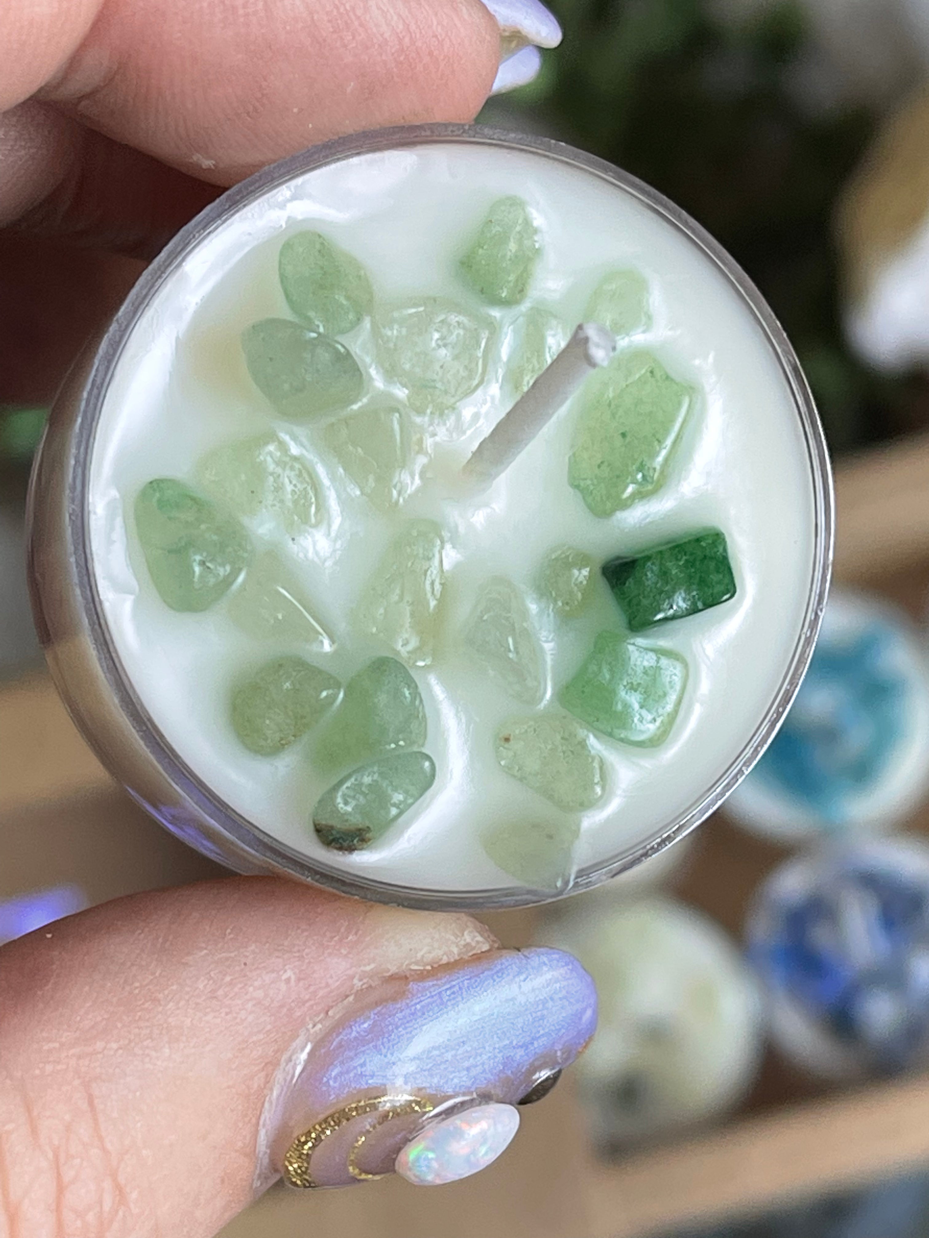 Crystal Infused Tea Light Candles | Candles | Crystal Collection