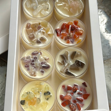 Candy Shop Crystal Infused Tea Light Sample Pack | Crystal Collection