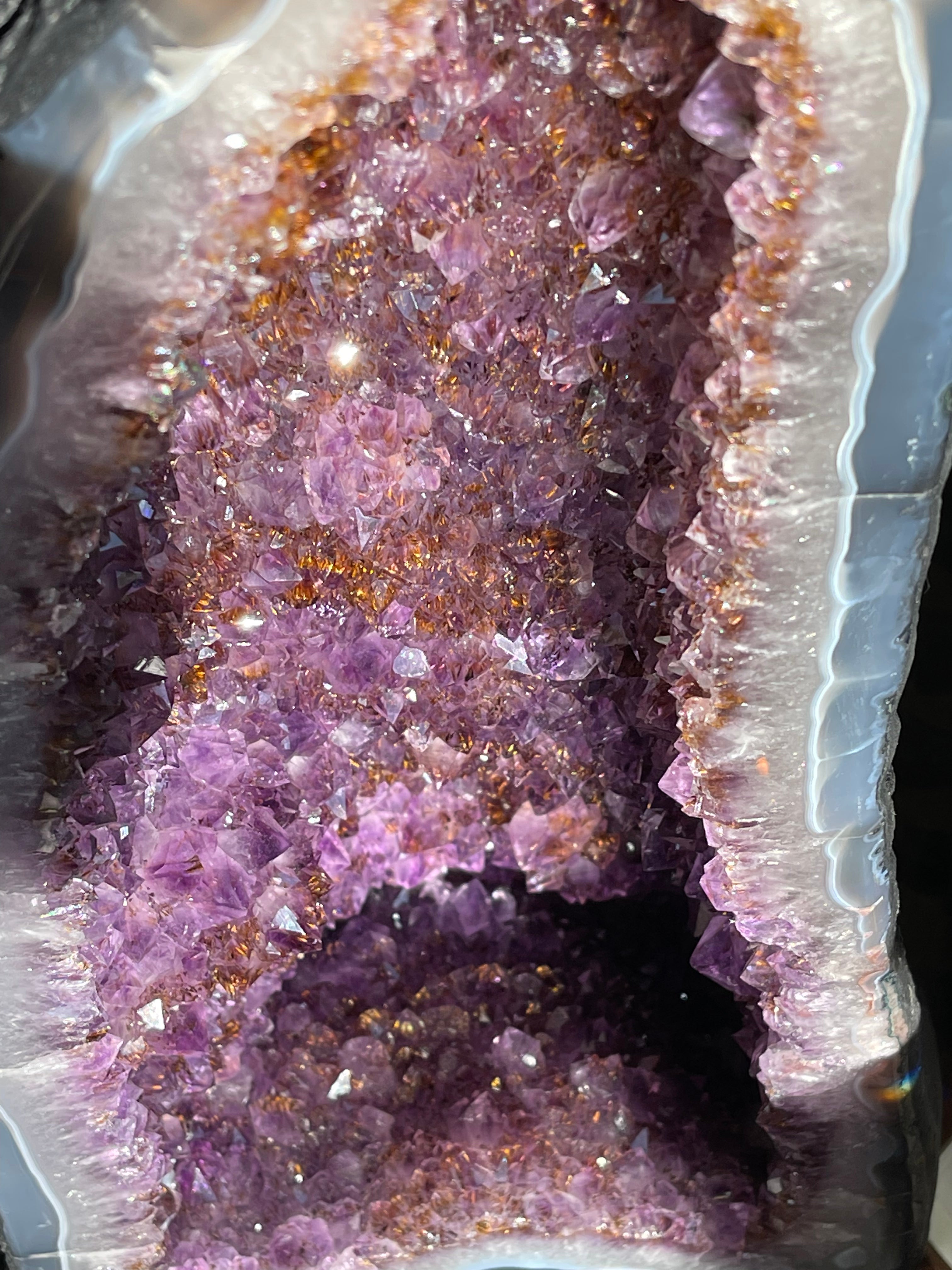 Massive 21kg Amethyst & Citrine Crystal Cave