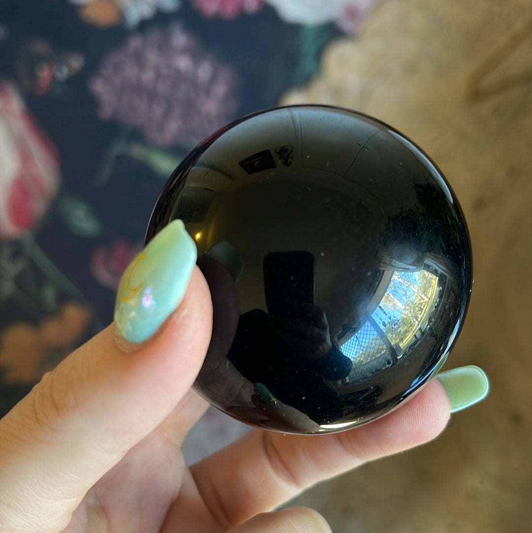 Black Obsidian Sphere | Crystal Sphere