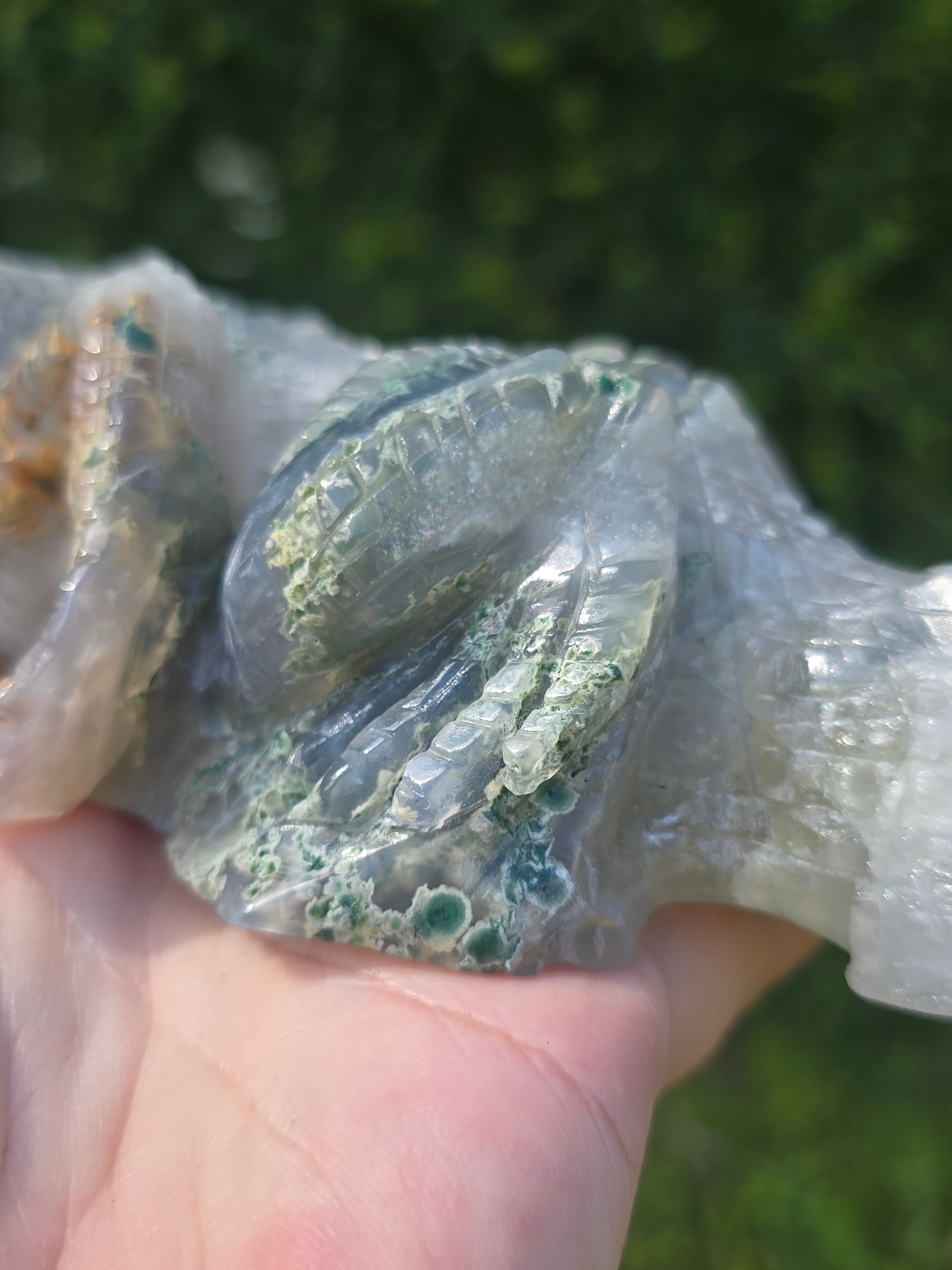 Moss Agate Lizard #1