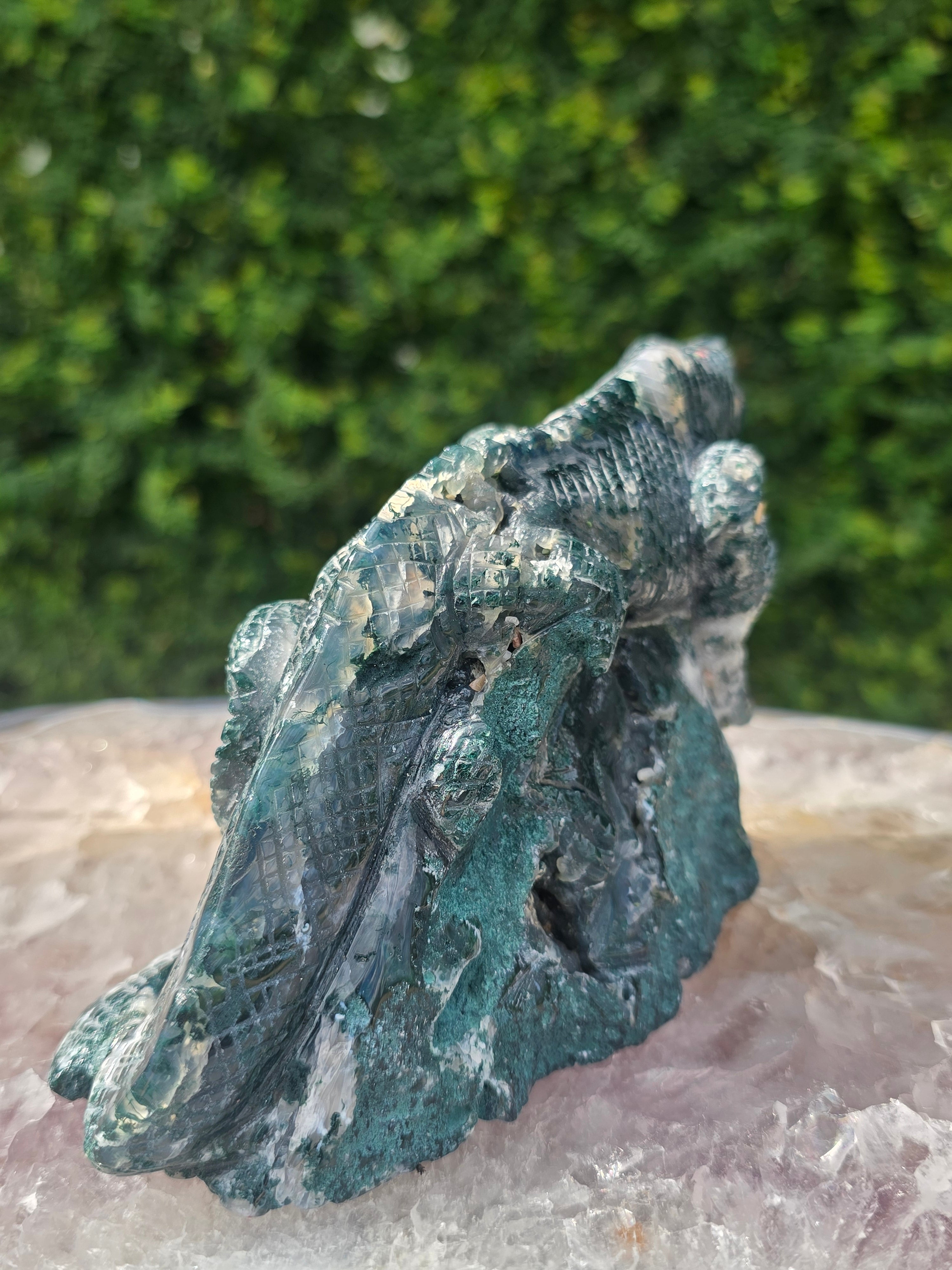 Moss Agate Lizard #6