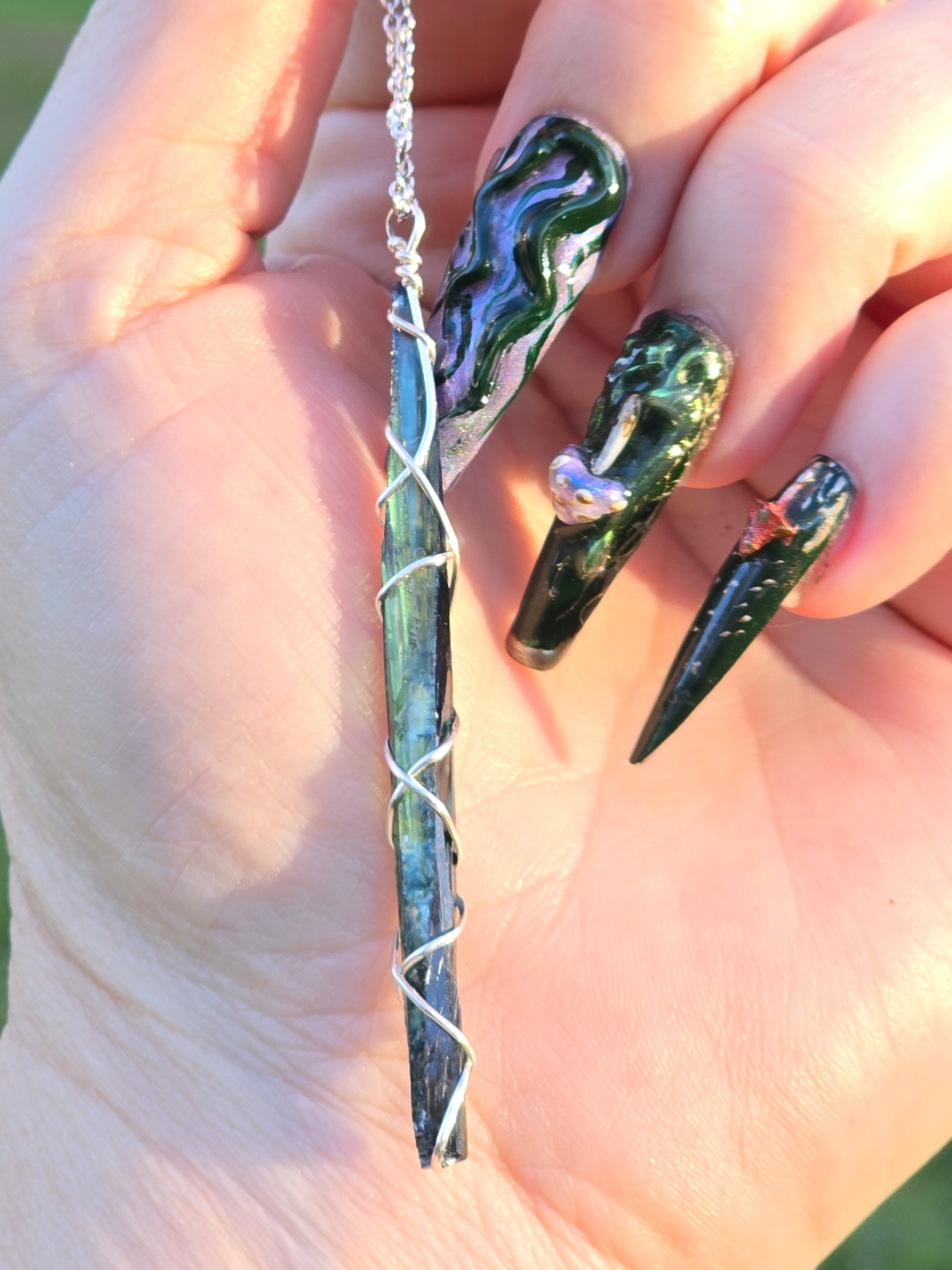 Vivianite Necklace #1