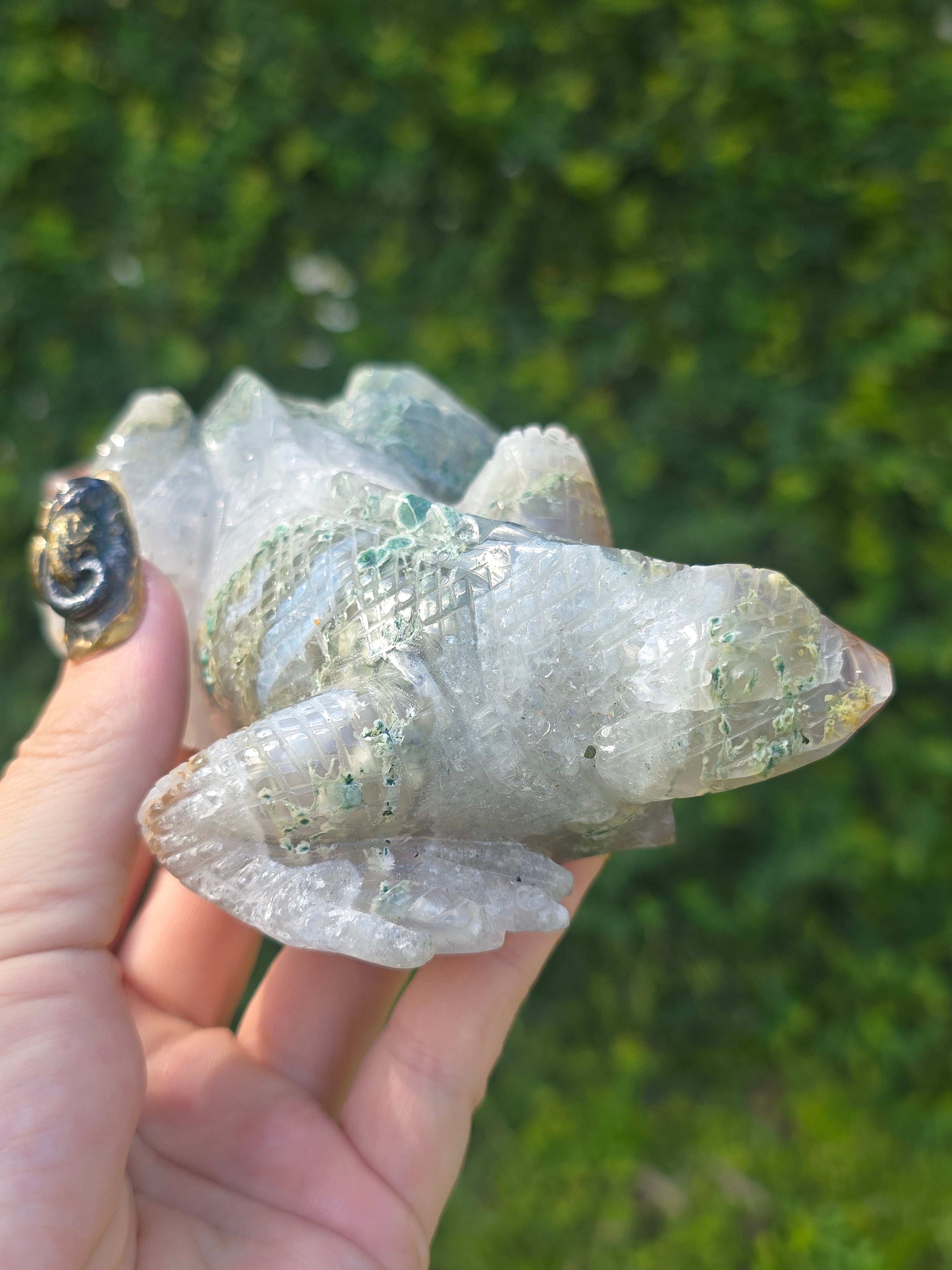 Moss Agate Lizard #1