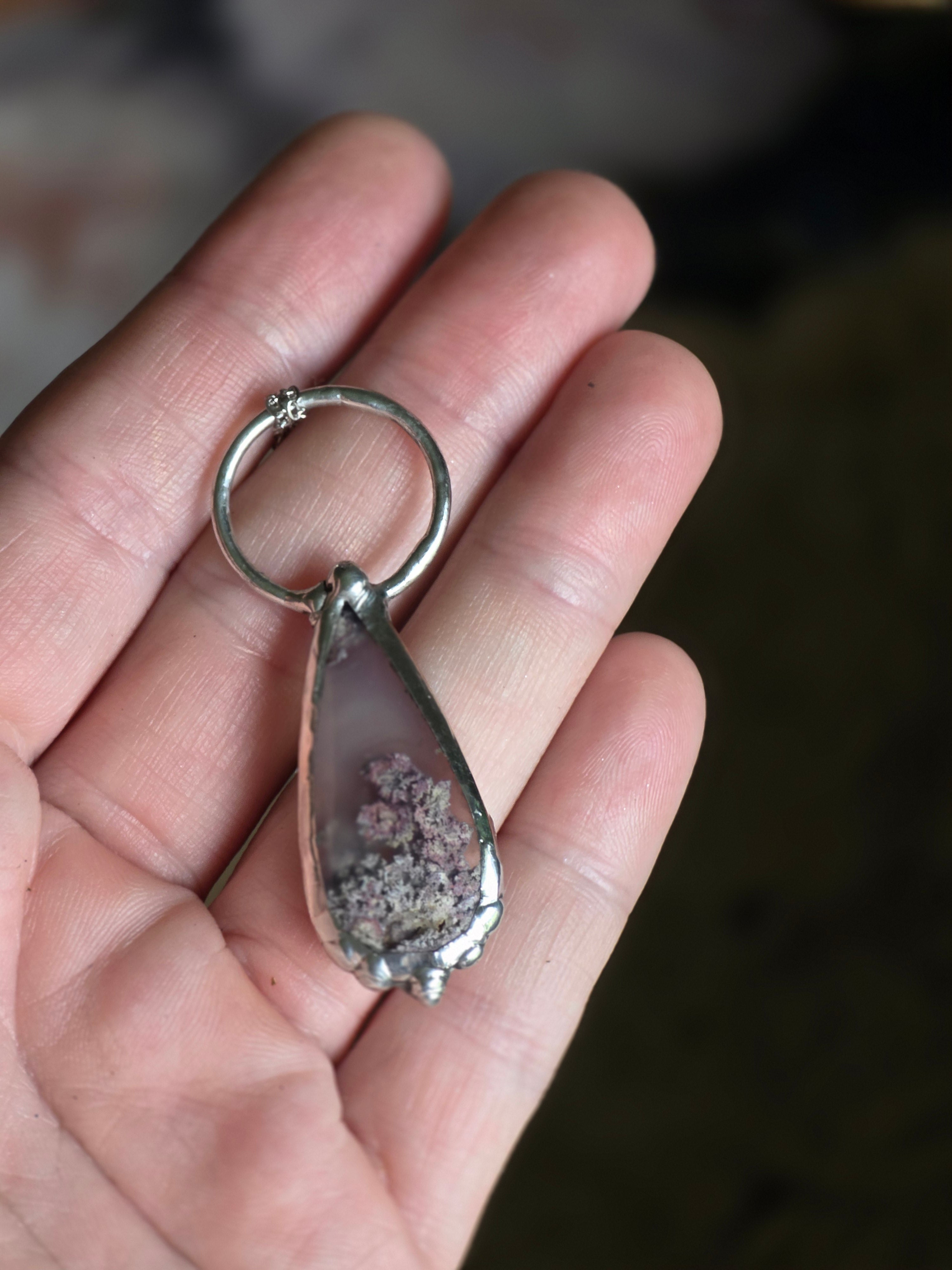 Forgotten Forest Moss Agate Necklace