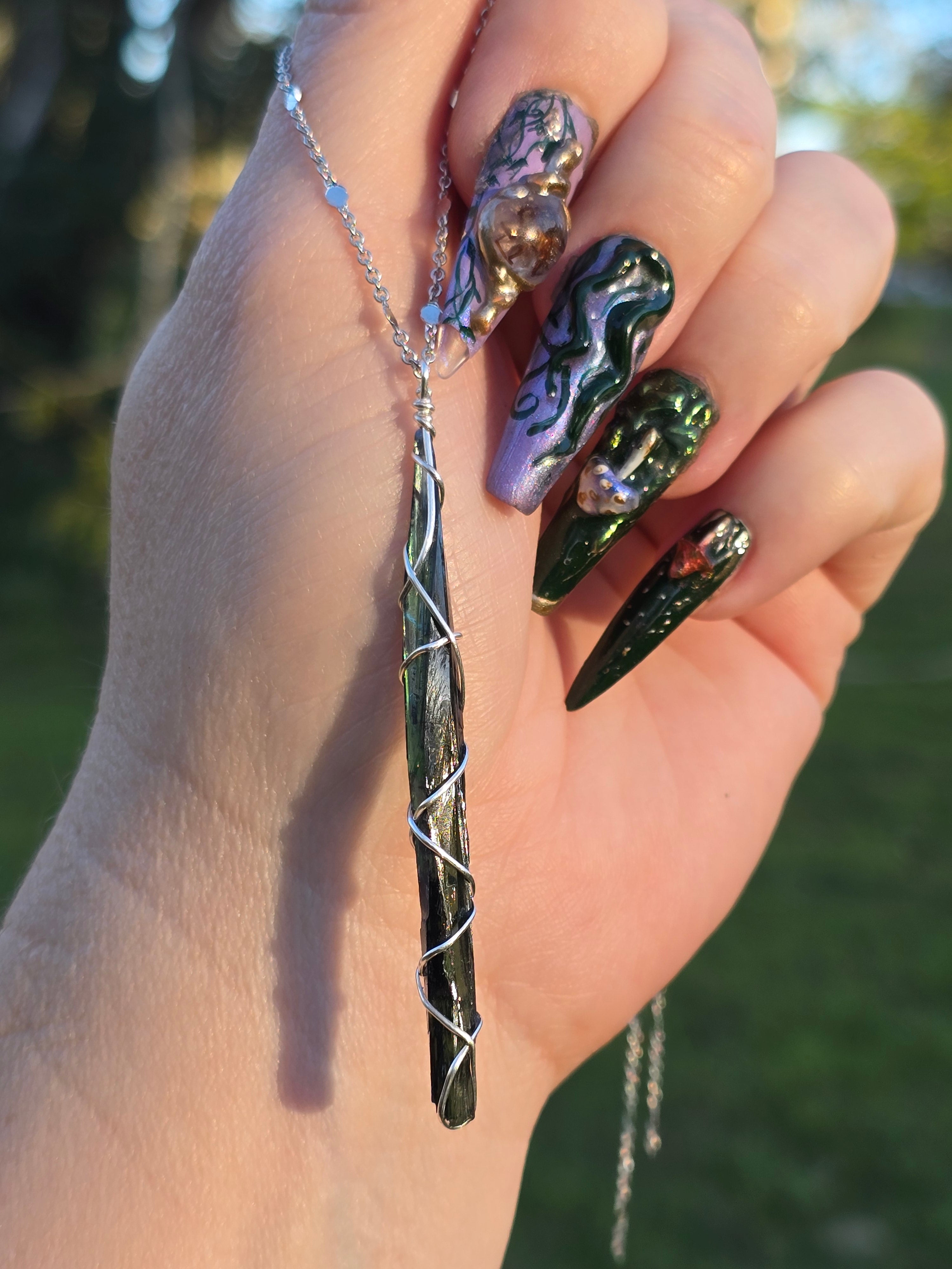 Vivianite Necklace #1