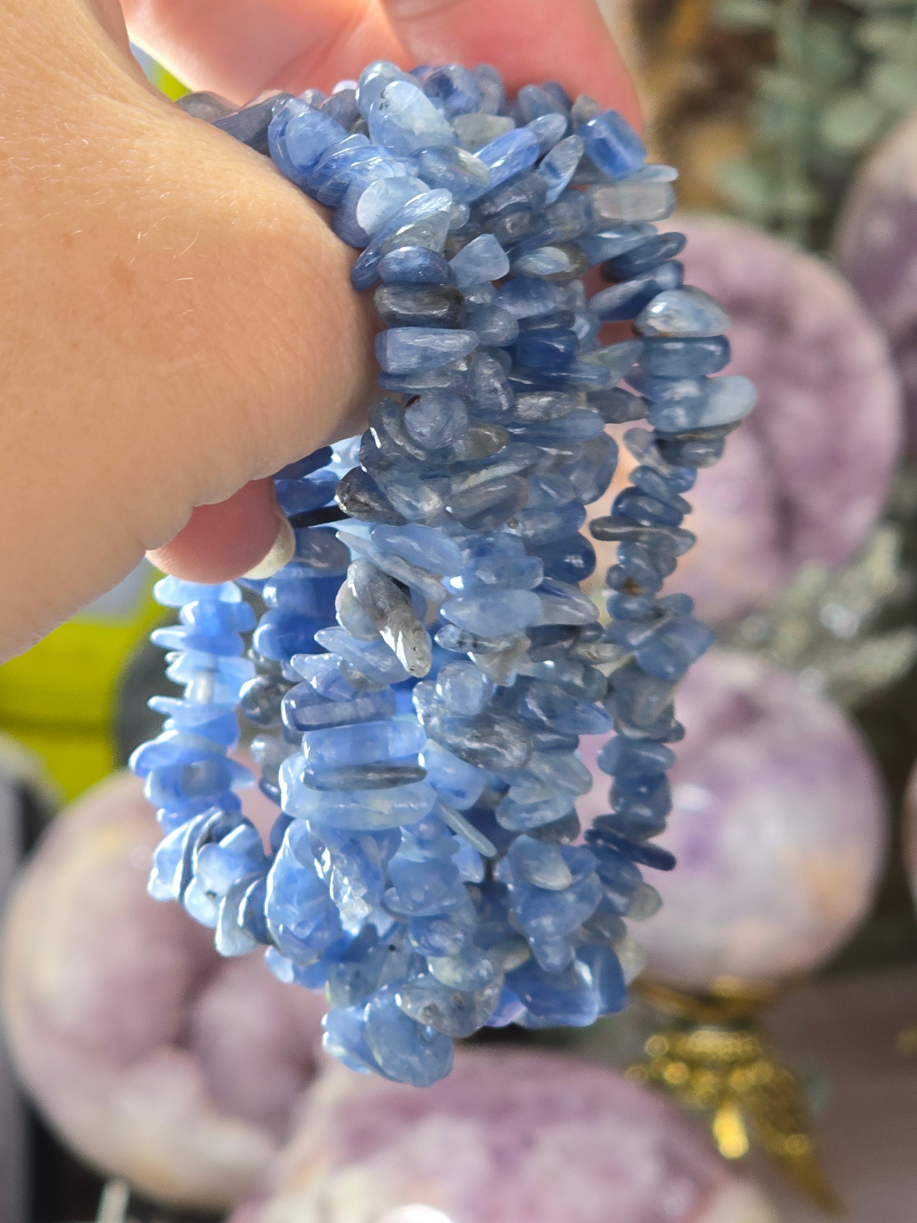 Rare Semi-Precious Chip Bracelets