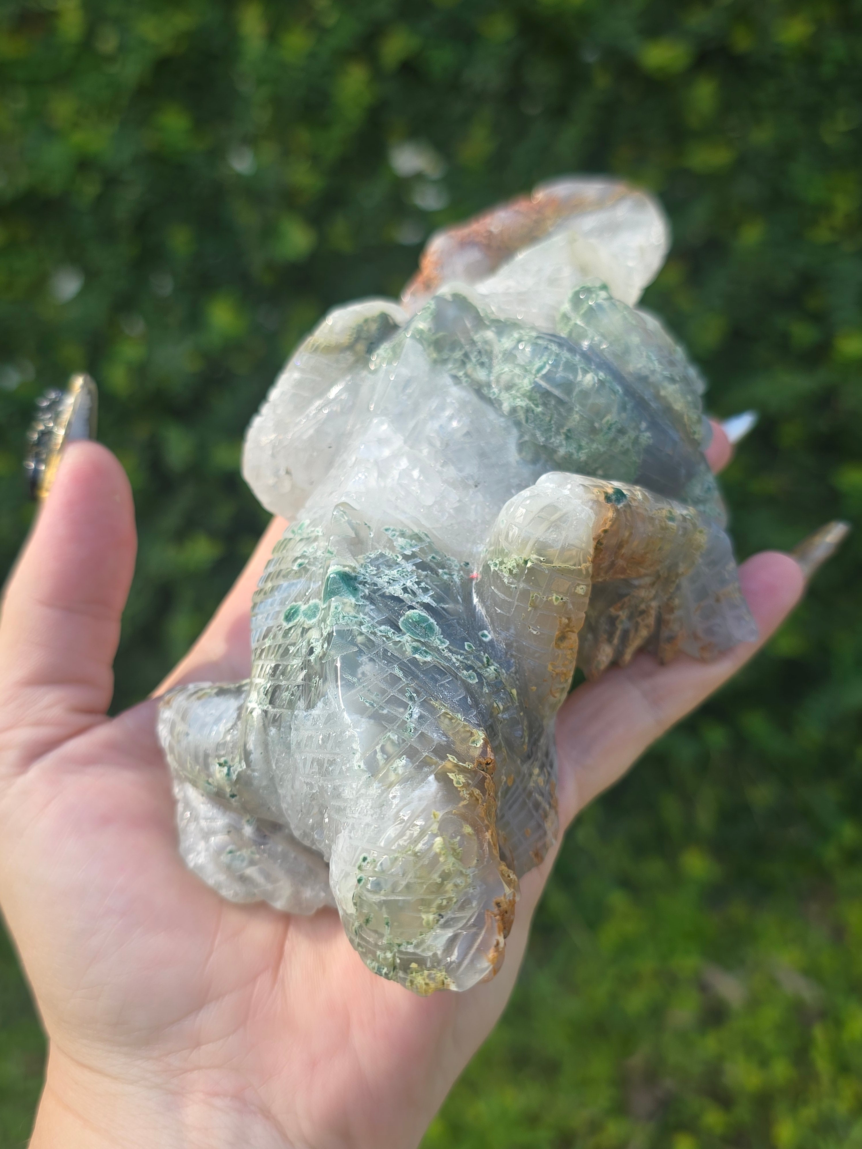 Moss Agate Lizard #1