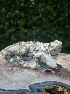 Moss Agate Lizard #5