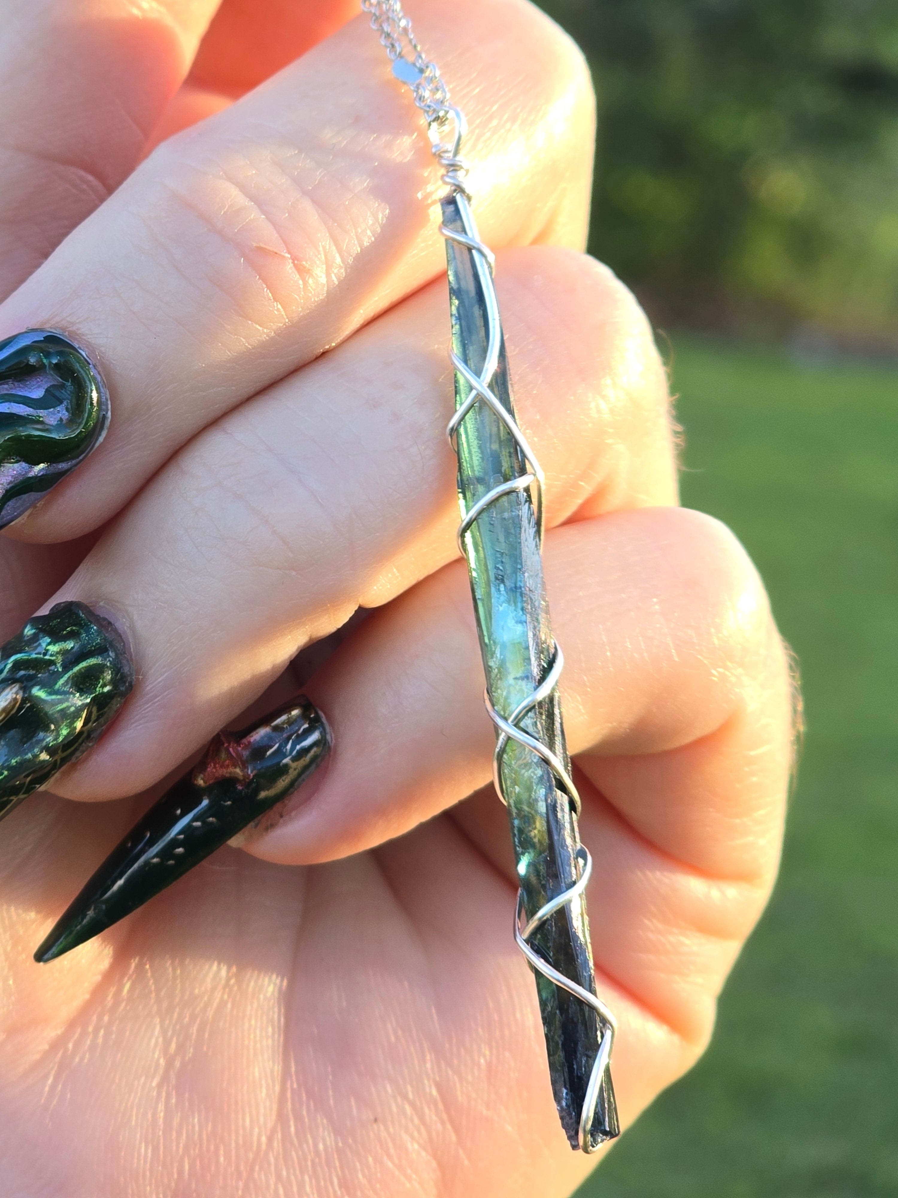 Vivianite Necklace #1