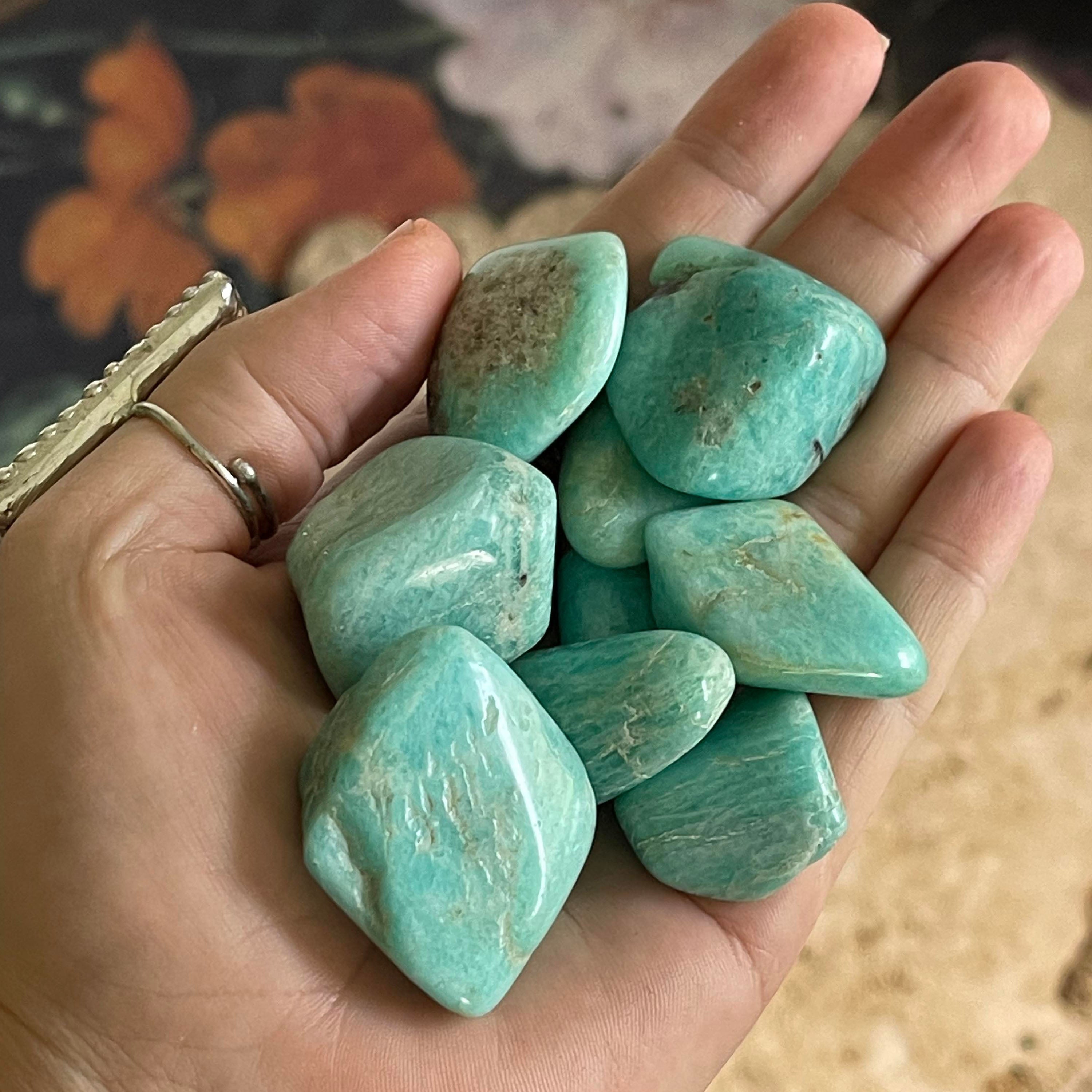 Amazonite | Tumbled Stones | Australia | Crystal Collection