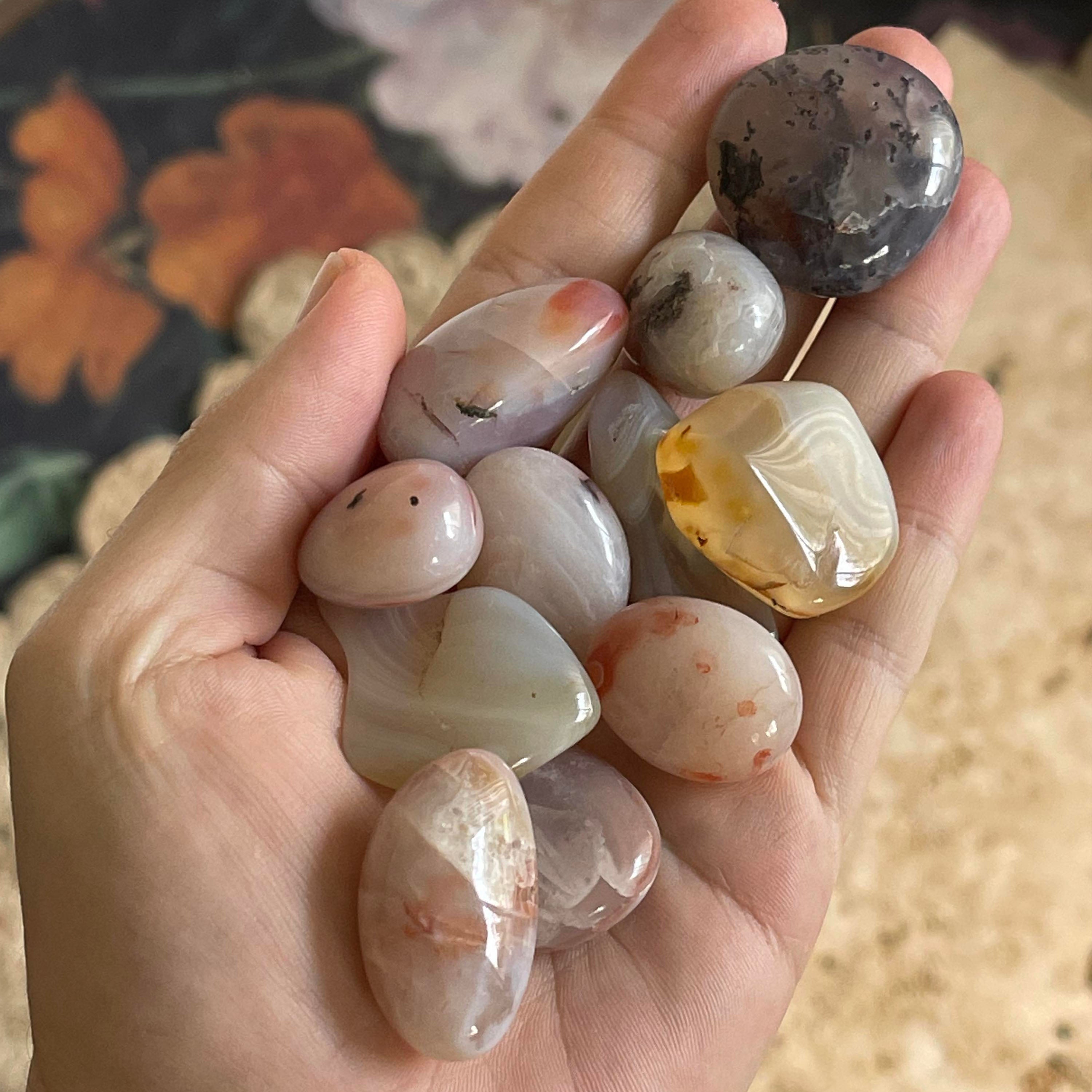 Banded Agate | Tumbled Stones | Australia | Crystal Collection