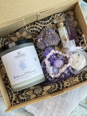 Deluxe Unicorn Essence Crystal Mystery Box | Candle Gift Box | Crystal Collection | Giftbox