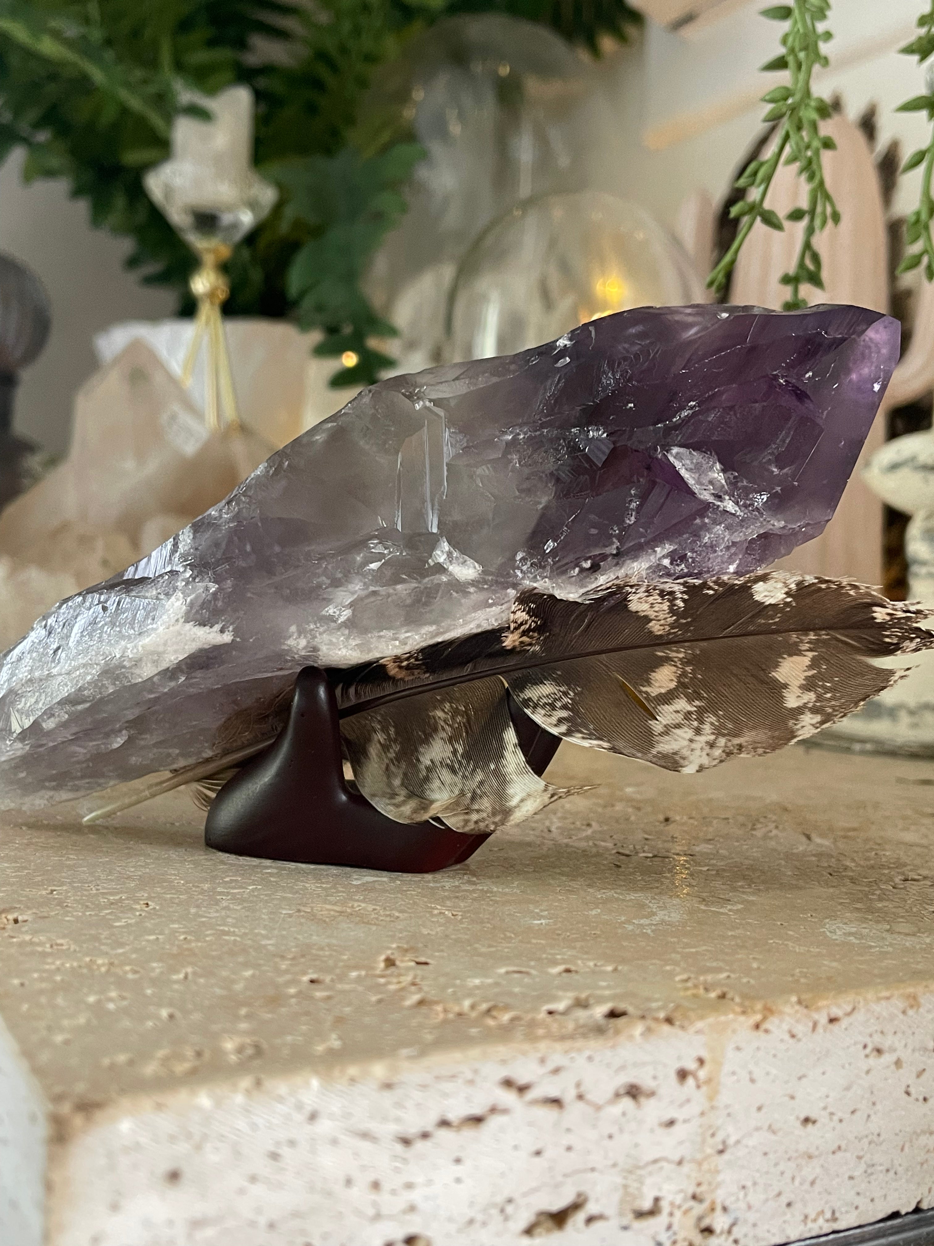 Massive Raw Natural Amethyst Tooth