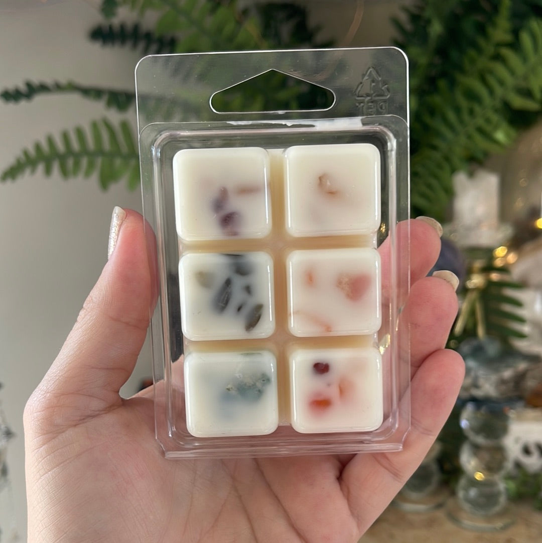 Crystal Infused Candle Wax Melts | Snap Bar