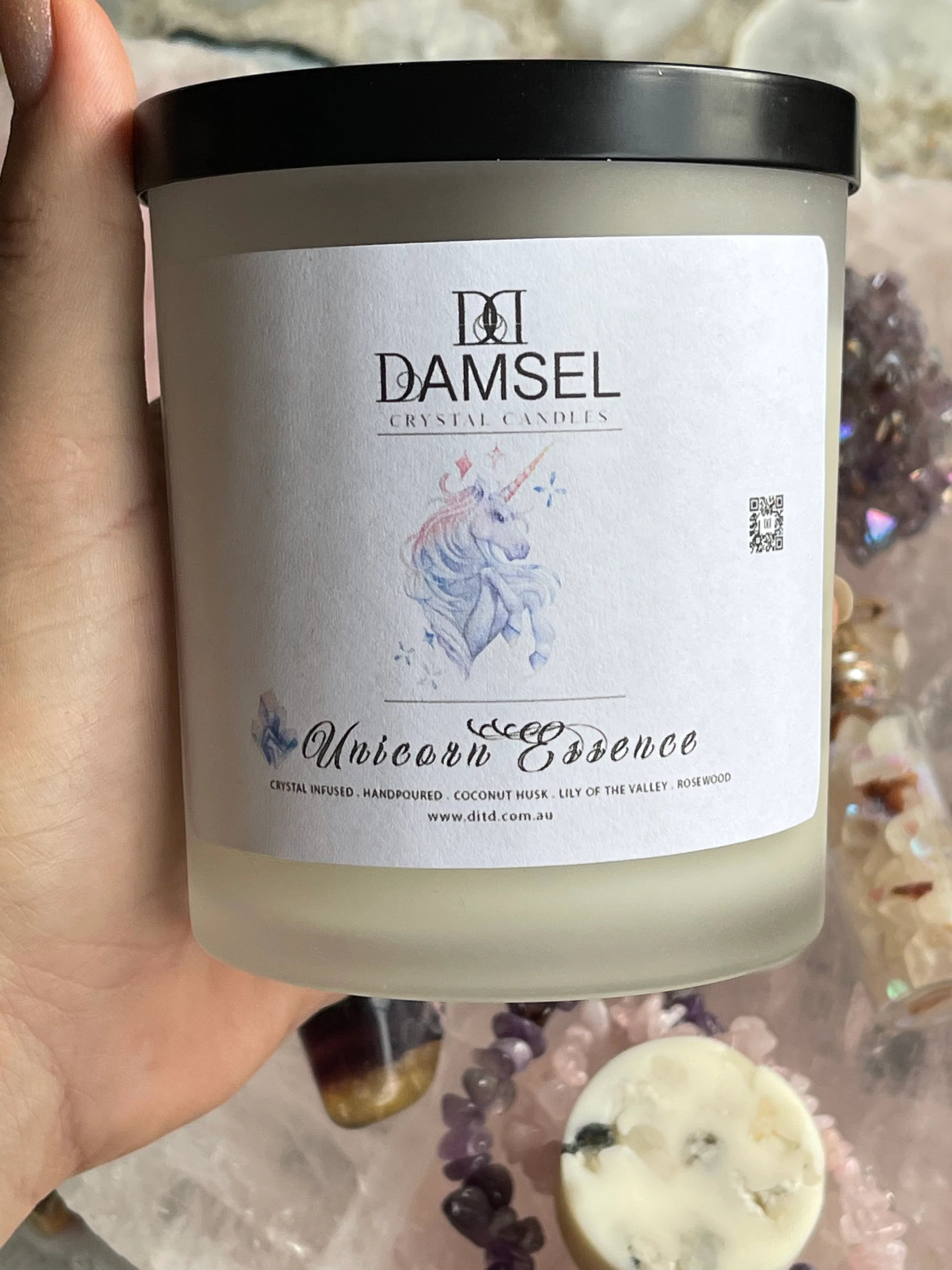 Deluxe Unicorn Essence Crystal Mystery Box | Candle Gift Box | Crystal Collection | Giftbox