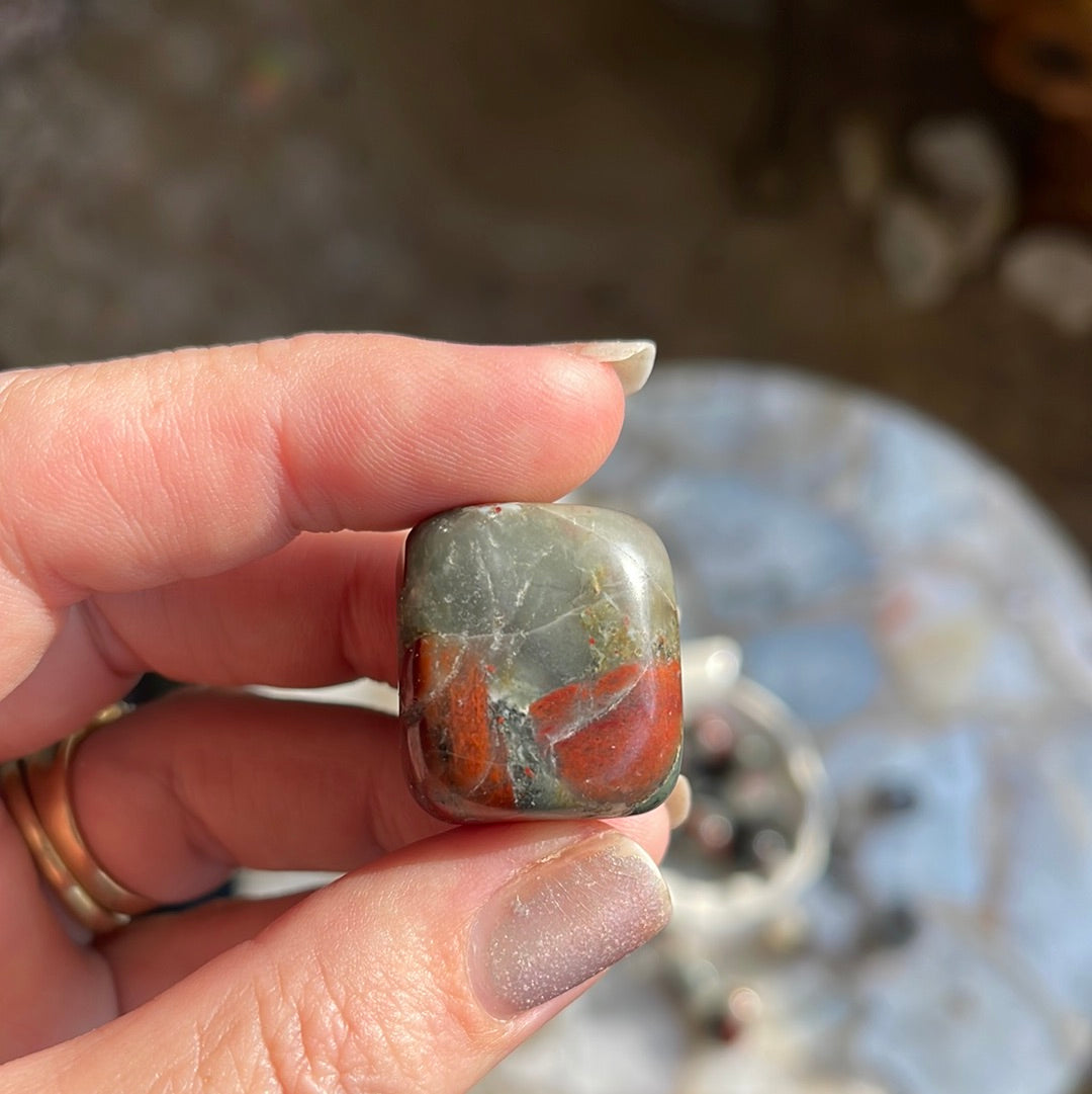 African Blood Jasper Tumbles | Tumbled Stones | Australia | Crystal Collection