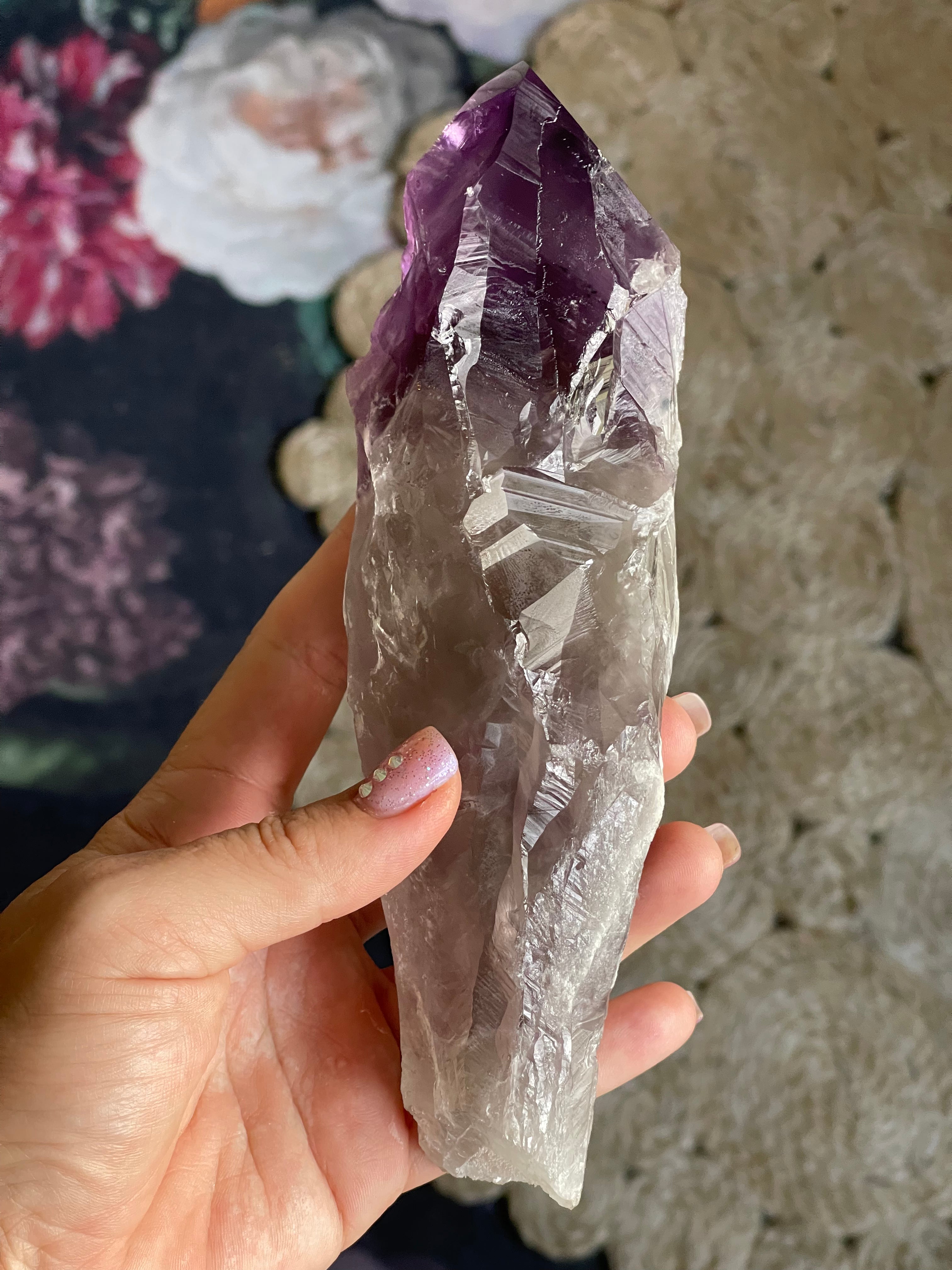 Massive Raw Natural Amethyst Tooth