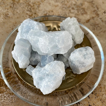 Raw Blue Calcite Chunks