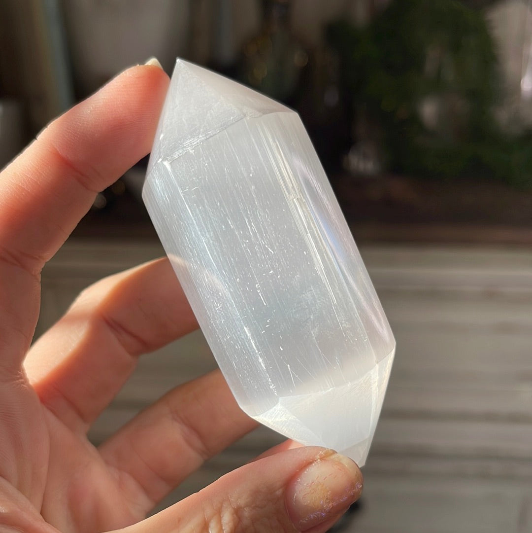 Selenite Double Terminated Crystal