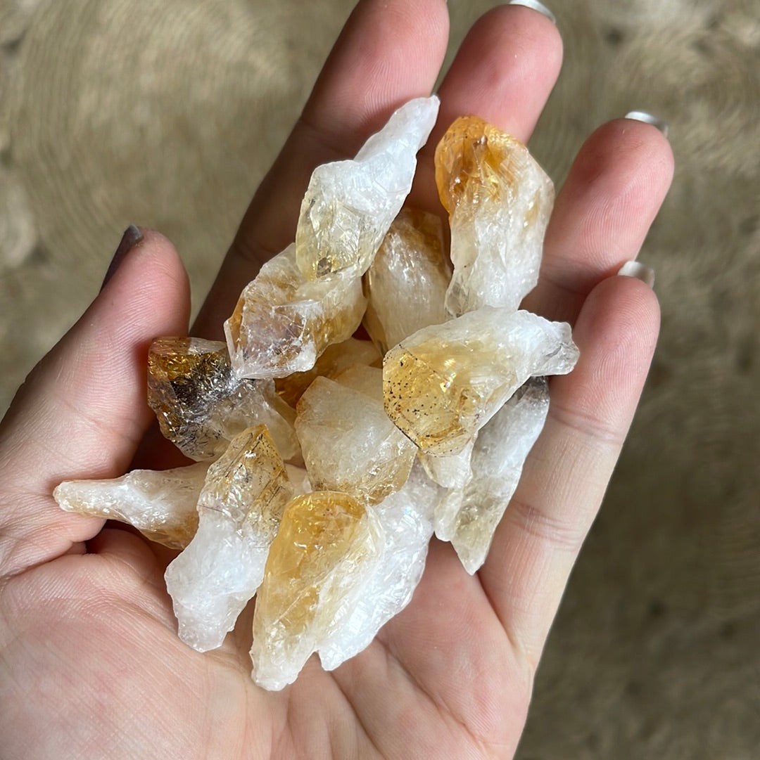 Citrine Crystal Points