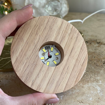 White Light | Wooden USB Light | Light Base