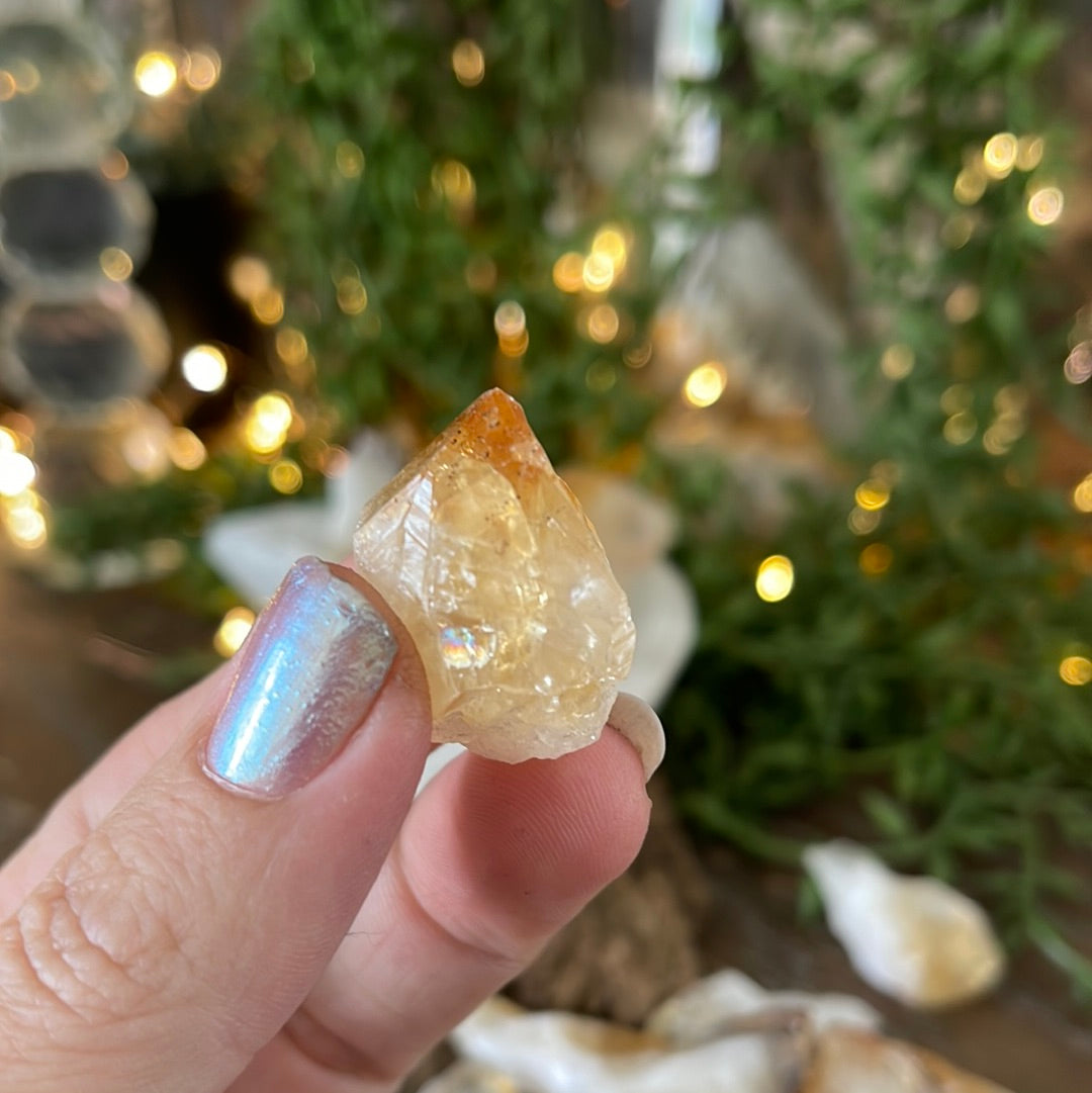 Citrine Crystal Points