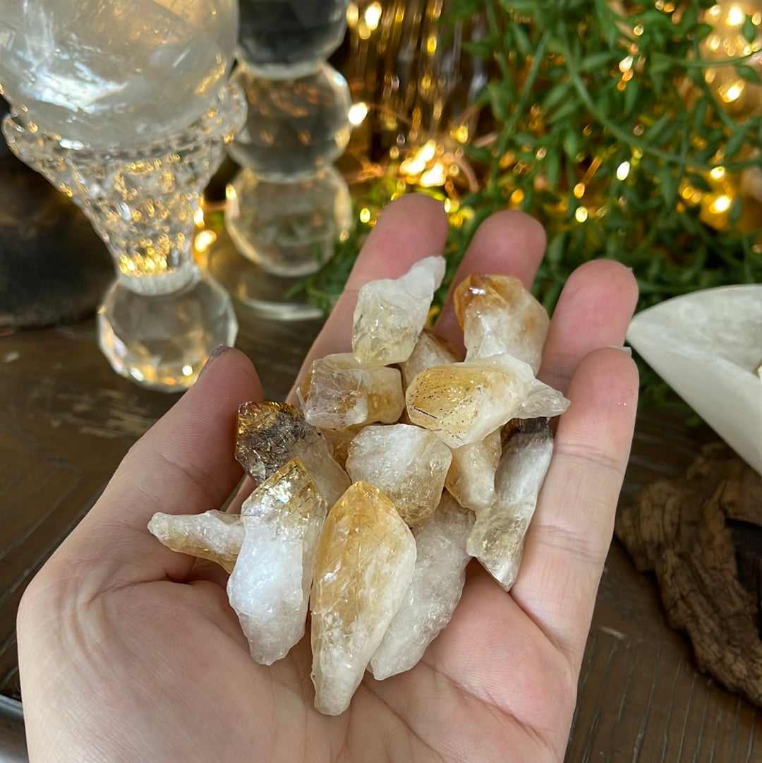 Citrine Crystal Points