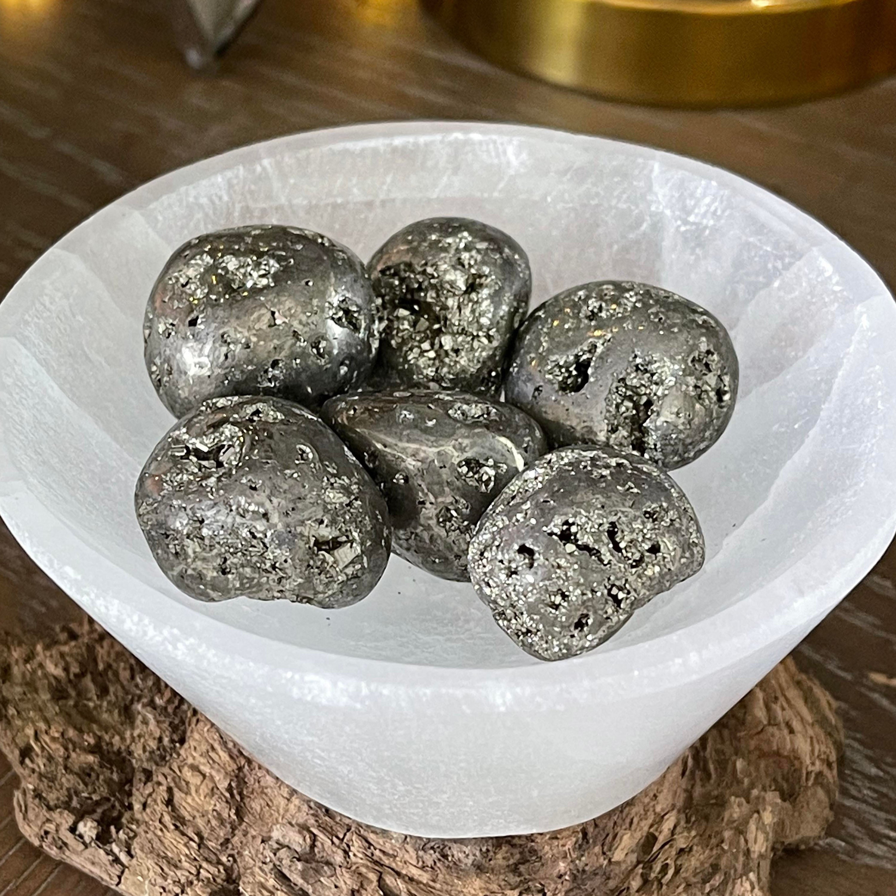 Pyrite | Tumbled Stones | Australia | Crystal Collection